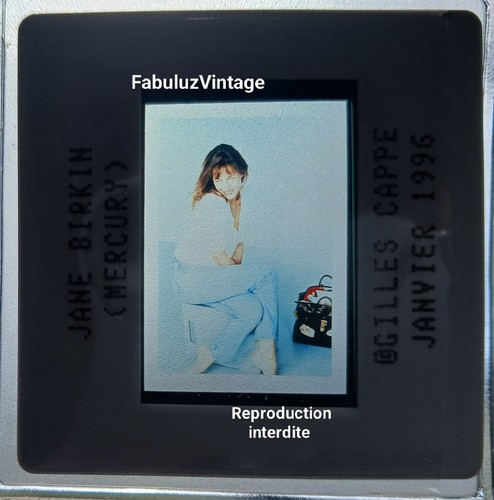 Diapositive presse jane birkin - diapositive,
