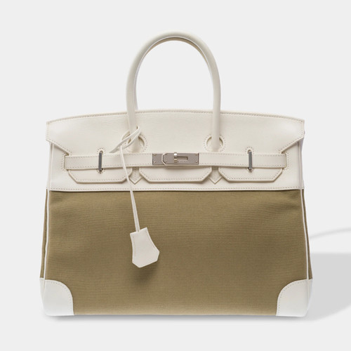 Sac hermes birkin toile - sac, 35